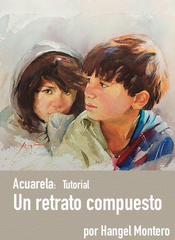 Tutorial acuarela, un retrato compuesto