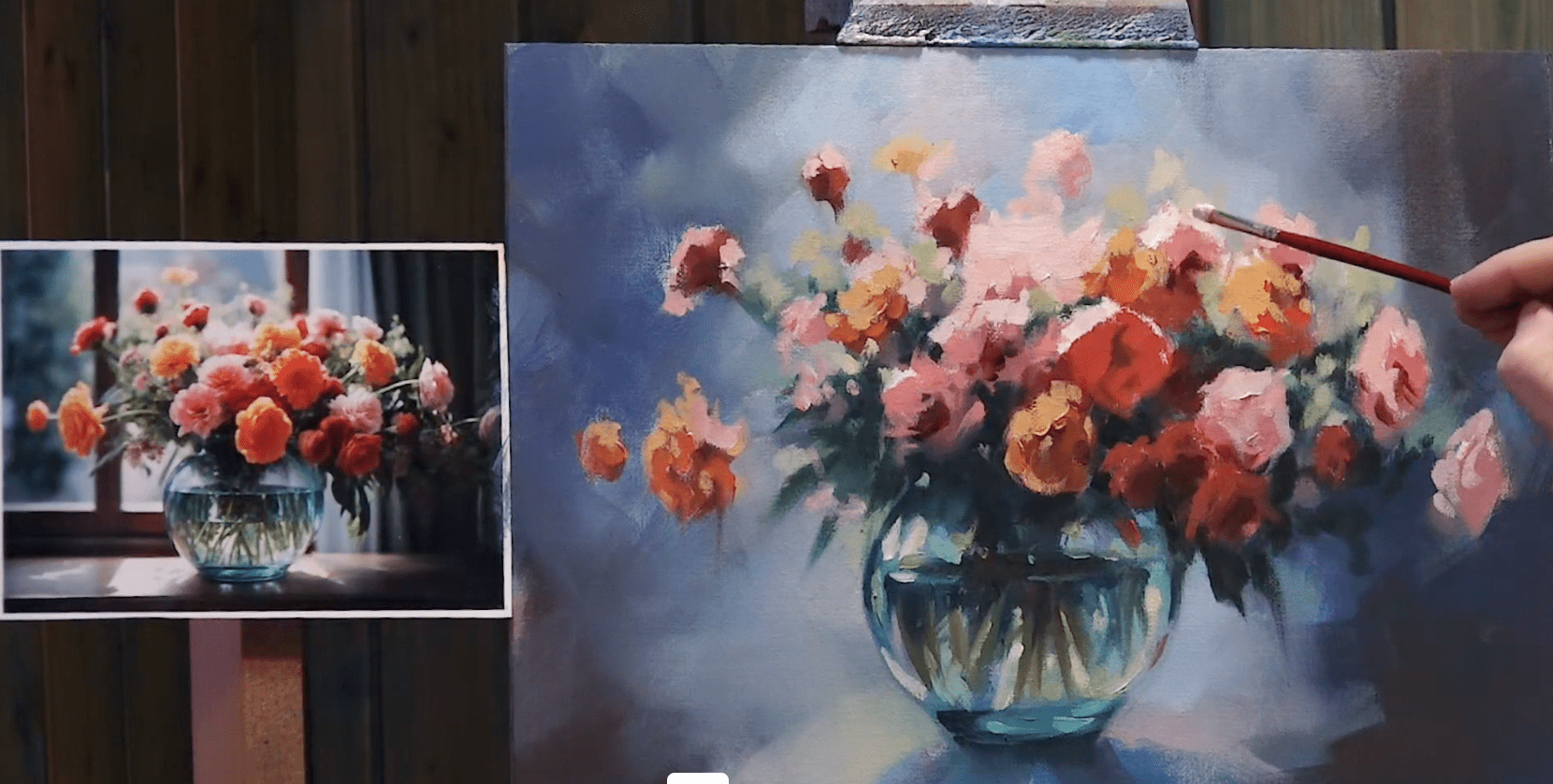 Tutorial óleo: Bodegón de flores - Imagen 2